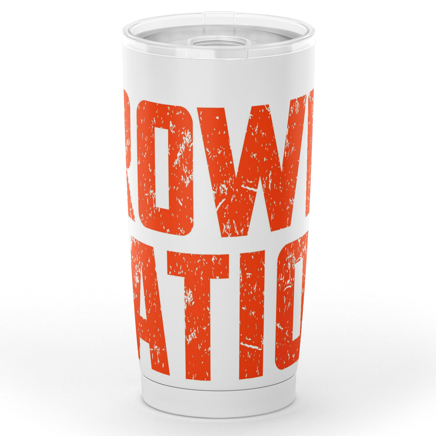 Browns Nation (White) Tumbler