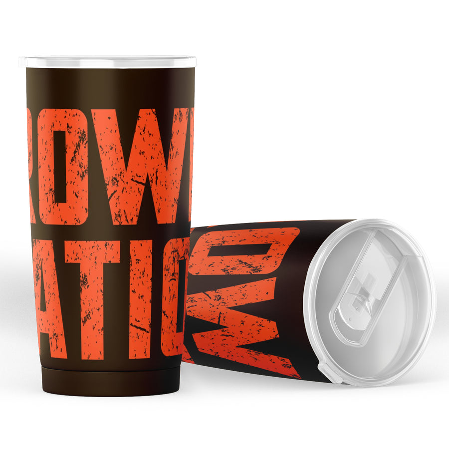 Browns Nation Tumbler