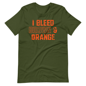 Bleed Brown And Orange T-Shirt