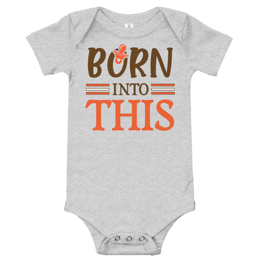 Born Into This Cleveland Baby Shirt