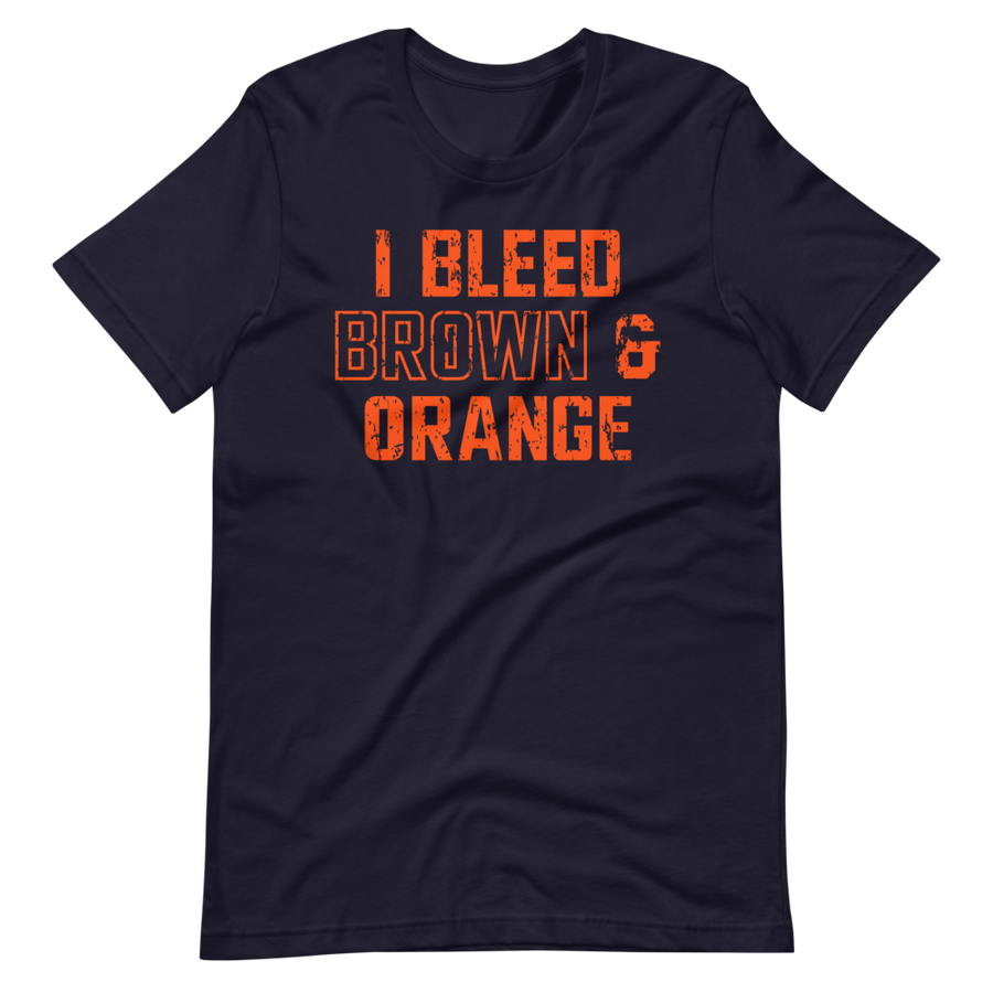 Bleed Brown And Orange T-Shirt