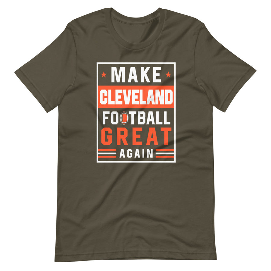Make Cleveland Football Great Again T-Shirt