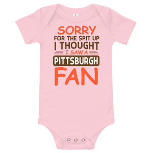 Sorry For The Spit Up Cleveland Onesie