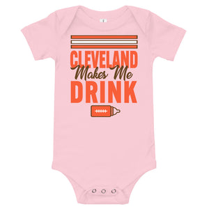 Cleveland Makes Me Drink Onesie