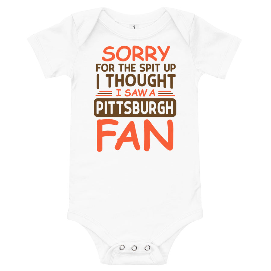 Sorry For The Spit Up Cleveland Onesie