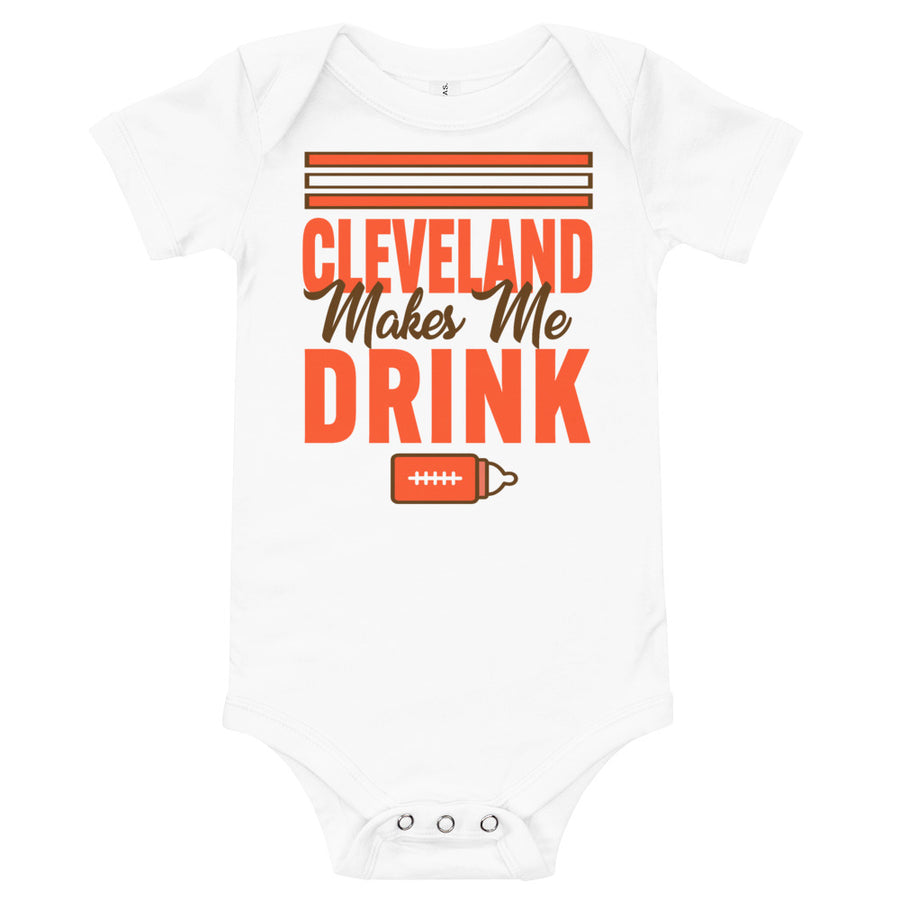 Cleveland Makes Me Drink Onesie