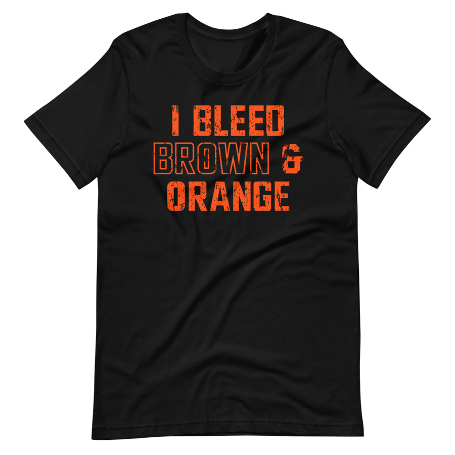 Bleed Brown And Orange T-Shirt